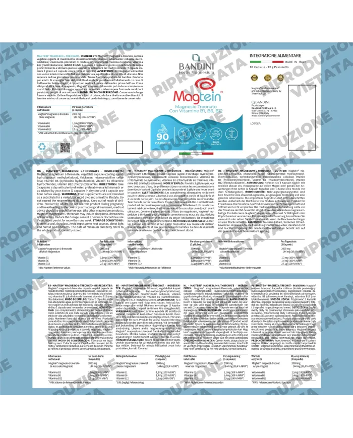 Magtein® Magnesio treonato - 90 capsule
